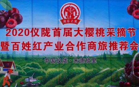 2020仪陇县首届大樱桃采摘节在朱德故里马鞍举行