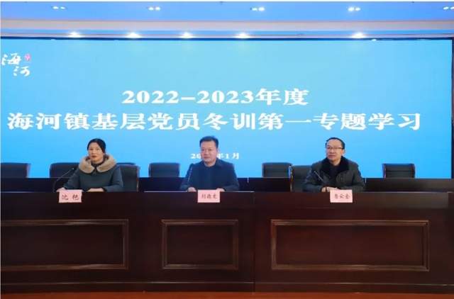 江苏盐城射阳县海河镇:冬训年“理”进村入企党员干部学思践悟