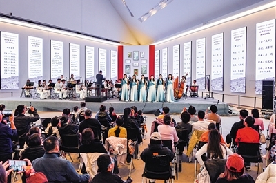 《云冈石窟诗词民族管弦乐》结项演出亮相山西大同美术馆