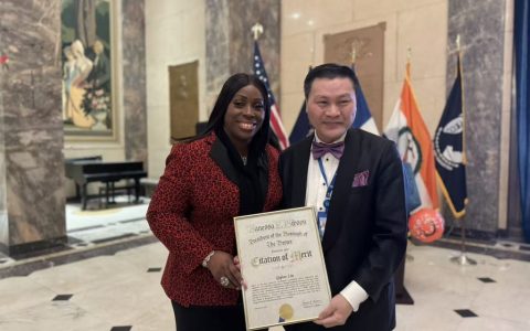 Andy林主席荣获布朗克斯区长功绩奖