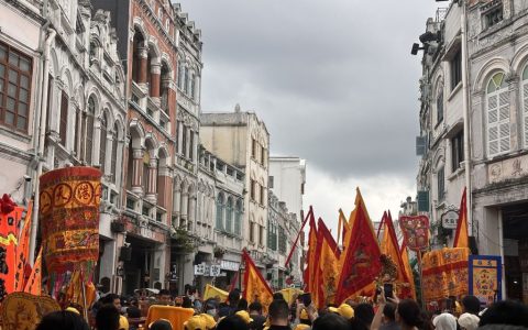 两岸同胞共祭妈祖诞辰1066周年 海南《海口天后祀奉》非遗盛典举行