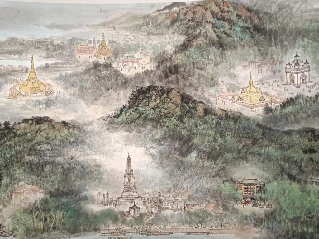 「侨乡故事」《粤侨五洲图》羊城展出:一图画写华侨沧桑