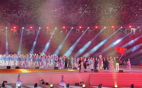 五星红旗闪耀名古屋，中国亚运军团出征