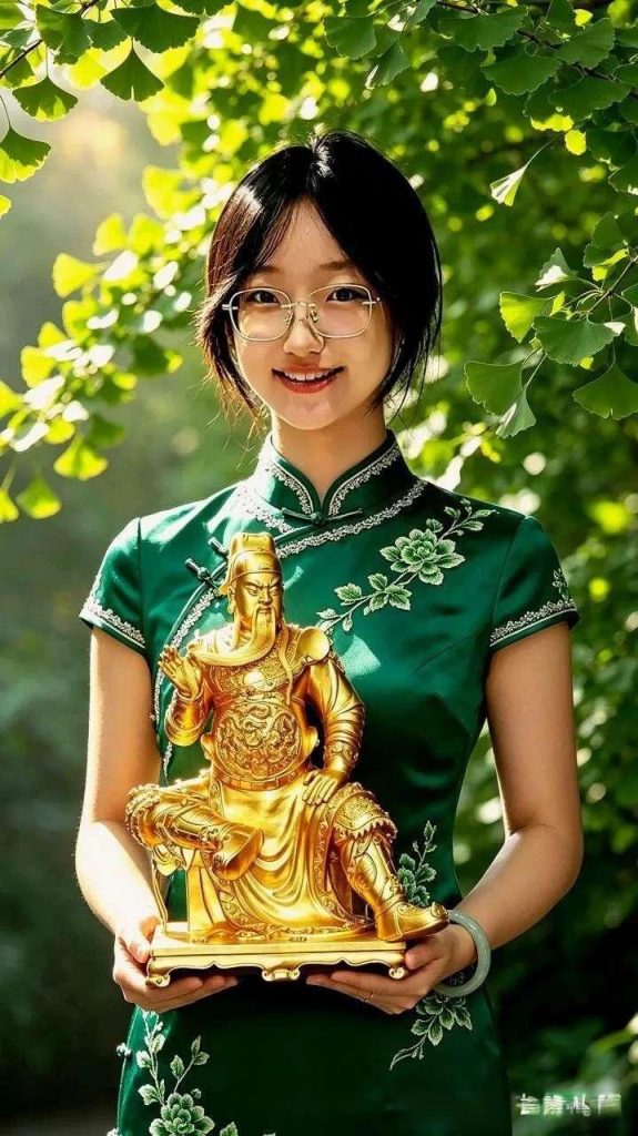 18岁少女露兮,立志走遍天涯敬拜关公,亲手绘制108幅关公美图